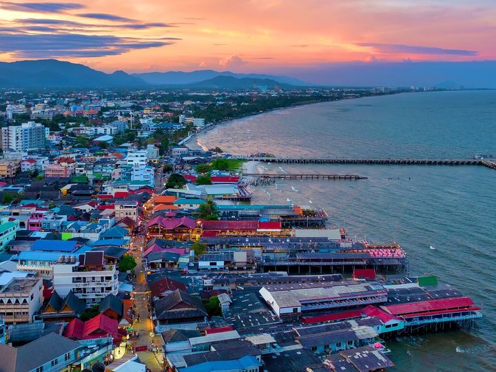 Hua Hin at sunset