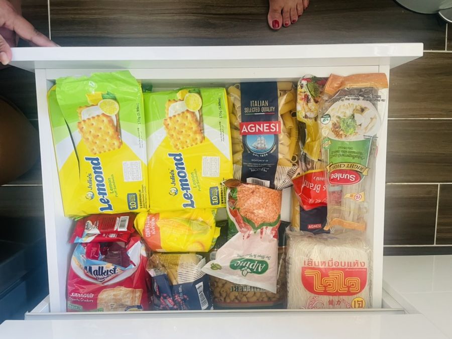 Pasta, crackers, noodles